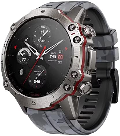 להקות החלפה של ipartsonline תואמות לרצועת שעון של Amazfit Falcon Smart Watch Camo הסוואה סיליקון רצועה