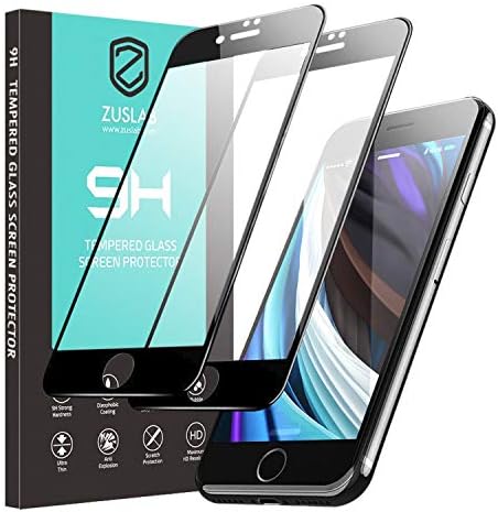 זוסלאב לאפל מגן מסך אייפון 2022, מגן מסך זכוכית מחוסמת לאייפון 8/7, 2 חבילות