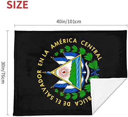 דגל של שמיכות סוודר אל סלבדור סופר רך שמיכה לתינוקות לתינוקות שמיכה לתינוק שמיכה 30 x40