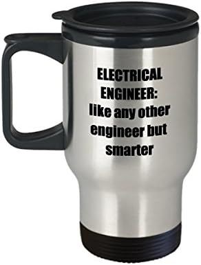 ספל נסיעות מהנדס חשמל - מתנת ספל קפה הנדסת נירוסטה סרקסלית מצחיקה