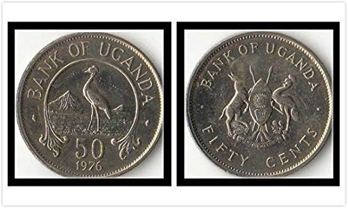 אפריקה אוגנדה 50 נקודות מטבע 1976 מהדורה KM40A אוסף מתנות מטבעות זרות