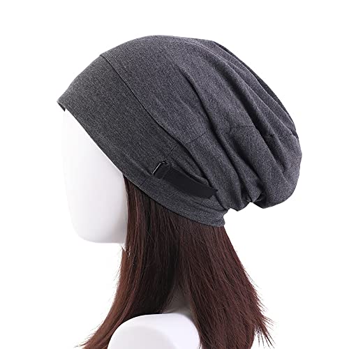 Retzjorv 3 חתיכות נשים סאטן מרופד כובע שינה כובע כפית כפית כובע כיסוי ראש מתכוונן רצועה אלסטית כובע שינה כימיה טיפוח שיער
