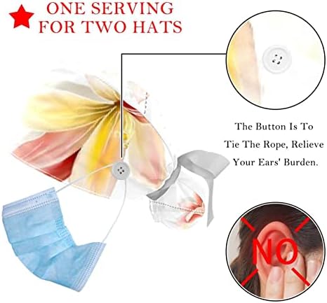 2 חבילות כובע ניתוח עם רצועת זיעה, כובעי בופנט נושמים שיער ארוך, כובעי קרצוף אחות מתכווננים לבנדר סגול
