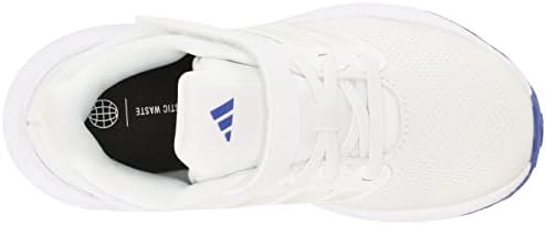 נעל ריצה של אדידס Ultrabounce, לבן/אפס מטאלי/כחול צלול, 6.5 ארהב יוניסקס ילד גדול