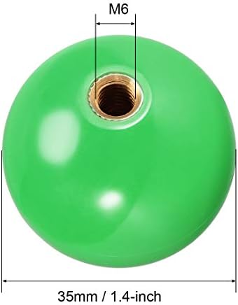 ג ' ויסטיק כדור למעלה ידית נדנדה עגול ראש ארקייד לחימה משחק עשה זאת בעצמך חלקי החלפת ירוק
