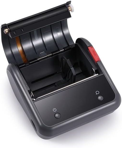 Lukeo נייד מיני תווית תרמית מדפסת מדפסת תכשיט מחיר מחיר מוצר של ניירות הדפסת מדבקות ברקוד