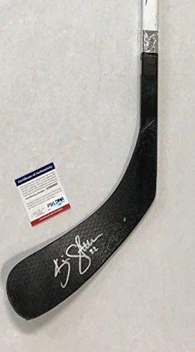 קווין שאטנקירק חתום על RBK ניו יורק ריינג'רס מקל COA PSA/DNA - מקלות NHL עם חתימה