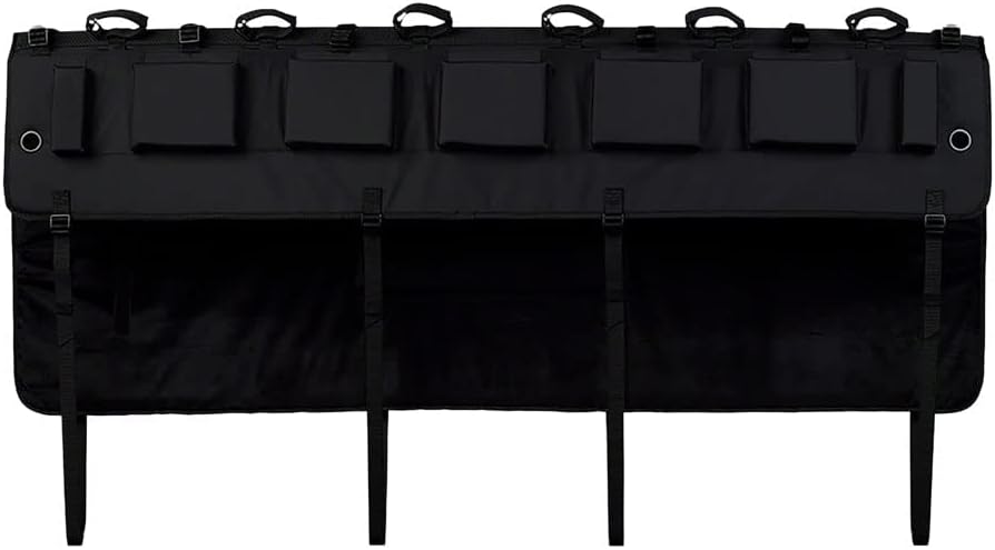 כרית שער הזנב של פוקס אוברלנד - שחור, מתאימה למשאיות בגודל מלא