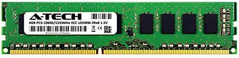 החלפת A-Tech 4GB עבור Hynix HMT351U7CFR8C-H9-DDR3 PC3-10600 1333MHz ECC UDIMM UNDUFFED-מקל זיכרון שרת יחיד
