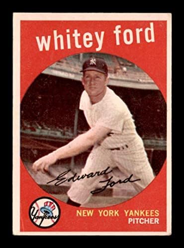 430 Whitey Ford Hof - 1959 כרטיסי בייסבול TOPP