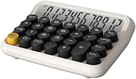 מחשבון שולחן עבודה של פונקציה סטנדרטית של Locock, תצוגת LCD גדולה בת 12 ספרות וכפתורים עגולים גדולים עבור משרד, בית ספר, בית, שימוש עסקי