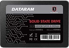 Dataram 480GB 2.5 כונן SSD כונן מצב מוצק תואם ל- Toshiba Portege X30-D1352