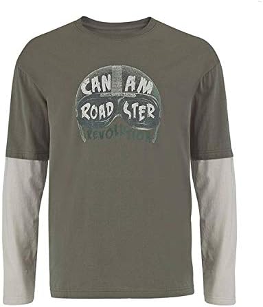 CAN-AM SPYDER חדש OEM COOPER COOPER שרוול ארוך חולצת טריקו ירוק גדול, 4537400905