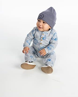 פאנקי ג'ונקי בייבי כפה סמיילי פנים כובע חורף כובעי תינוקות פעוט כפה כובע חורפי רך חם לילדים 0-12 חודשים