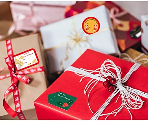 216 יחידות חג המולד תגיות מדבקות מתנה תגיות עצמי דבק, חג המולד שם תגיות עבור מתנות חג המולד מתנה מדבקות עבור מתנות גלישת תווית צד טובה
