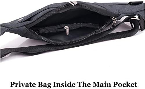 תיק קלע נגד גנב קרוסבודי תיק כיס אישי קל משקל תרמיל כתף חזה לטיולים רגליים