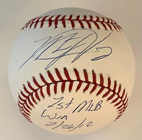 מאט הארווי חתם על בייסבול מטס קנזס סיטי רויאלס חיצה חתימה על MLB הולוגרמה COA - כדורי בייסבול חתימה