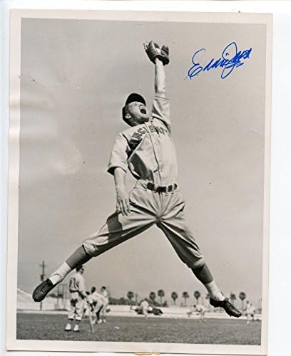 28 בספטמבר 1939 אדי ג'וסט עם חתימה 6 x 8 הולוגרמה של תמונות תיל - תמונות MLB עם חתימה