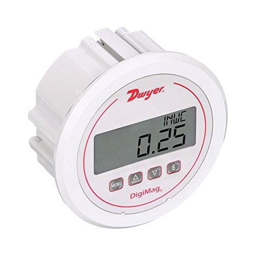 סדרת Dwyer Digimag מד DM-1000 מד לחץ דיגיטלי דיפרנציאלי, טווח 0-10 WC