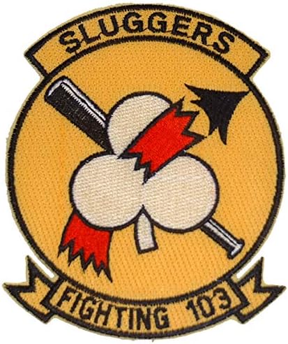 חיל הים של ארצות הברית USN VF-103 סלעים טייסת התקפת קרב טלאי טייסת רקום, עם דבק ברזל על