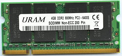 URAM 4GB DDR2 800MHz PC2 6400S PC2 6400 PC2 6300 200 PIN SAMSUNG IC RAM