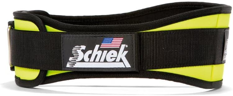 חגורת הרמה של Schiek Sports 2004 - תמיכה בגב תחתון בגודל 4.75 אינץ