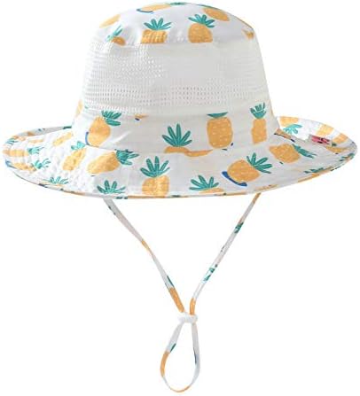 הבית מעדיף upf50+ רחב שוליים רשת כובע שמש כובע פעוטות כובעי הגנה מפני שמש לתינוק