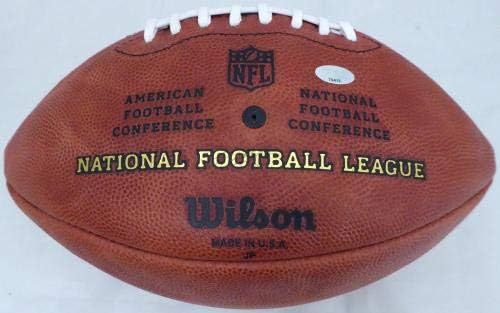 Shaquem & Shaquill Griffin חתימה על חתימה רשמית NFL כדורגל עור סיאטל Seahawks MCS Holo 79415 - כדורגל חתימה