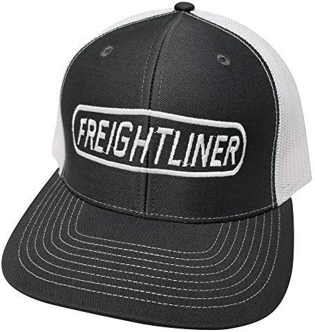 פרייטלינר מוטורס משאיות כובע מובנה / מתכוונן מותאם אישית סנאפבק / נשים וגברים / ריצ ' רדסון 112 פחם-לבן