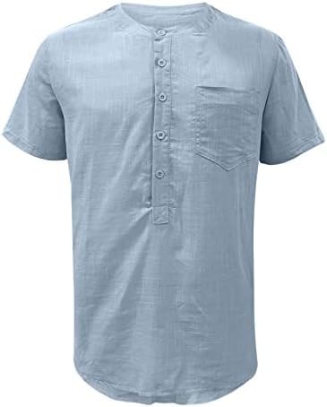 חולצת הכותנה הנלי כותנה של Ubst Mens Cotton