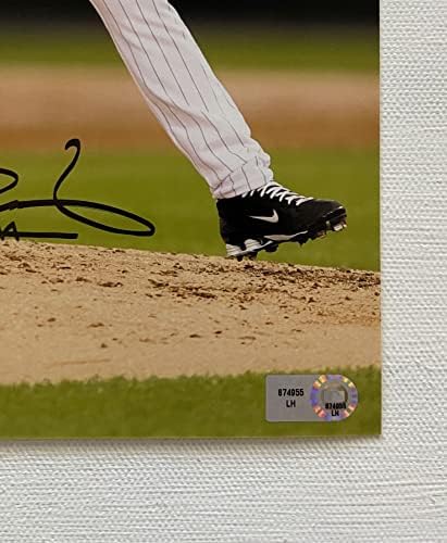 ג'ייק פיווי חתום חתימה מבריק 8x10 צילום שיקגו ווייט סוקס - MLB מאומת