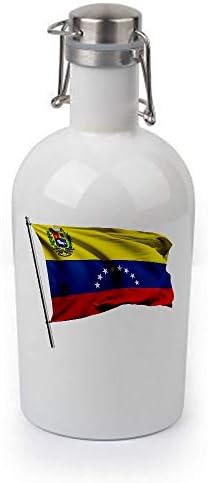 ExpressItbest 64oz Growler - דגל ונצואלה - אפשרויות רבות