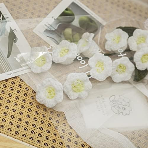 גרד יד סרוג חוט סרוג פעמון פרחים מלאכותיים זר לחתונה קישוט בית תפאורה גן