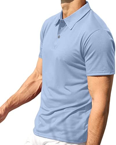 חולצות פולו של לקסיארט חולצות פולו שרוול קצר כפתור חולצה כותנה חולצות טניס עם צווארון