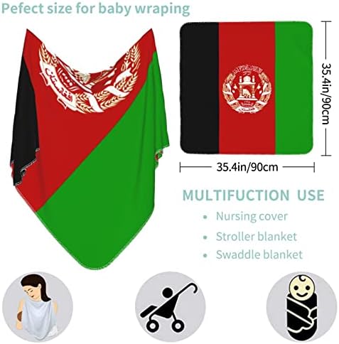 דגל אפגני שמיכה לתינוק מקבלת שמיכה לעטיפת כיסוי חוט -יילוד של תינוקות