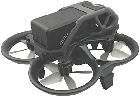 Teckeen 4 יחידות רגליים מגדילות עם 5 יחידות מדבקות לאביזרי DJI Avata Drone כרית רגל