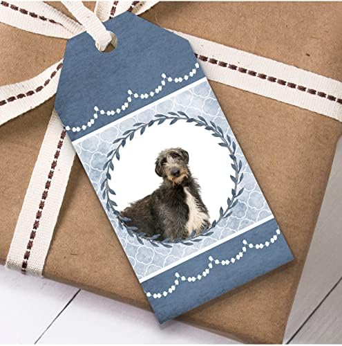 סקוטי צבי כלב כחול יום הולדת הווה לטובת מתנה תגיות