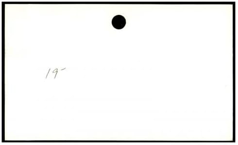 דיק האמברט חתם על כרטיס אינדקס 3 על 5 עם חתימות של נשרים 91163