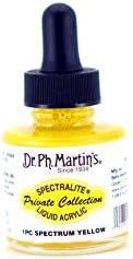 אוסף הפרטי של דר דר פ. מרטין, בקבוק צבע נוזלי אקריליק, 1.0 גרם, ספקטרום צהוב