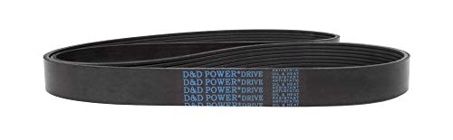 D&D PowerDrive 535K6 פולי V חגורת, אורך 54.25 , גומי