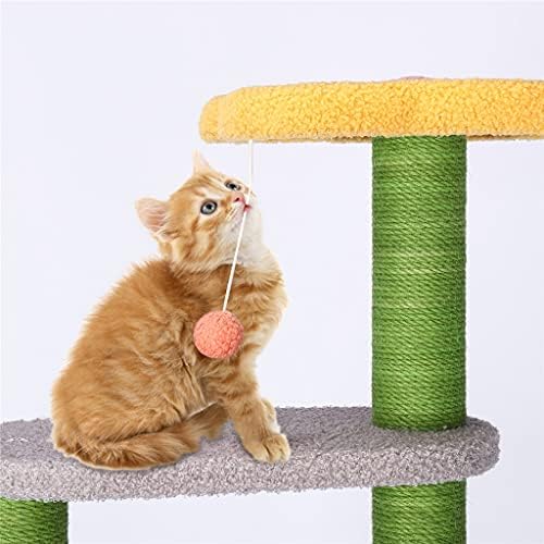חתולי טיפוס מסגרת עם גרוד מצחיק חתולי צעצועי חתולי עץ מגדל קפיצת הגנה ריהוט בית לחתולים גורים חיות מחמד