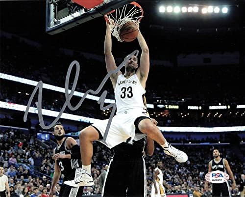 ראיין אנדרסון חתם על 8x10 Photo PSA/DNA ניו אורלינס שקנאים חתימה - תמונות NBA עם חתימה