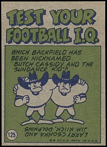 1972 Topps 125 Pro Action Rick Volk Baltimore Colts NM+ Colts Michigan