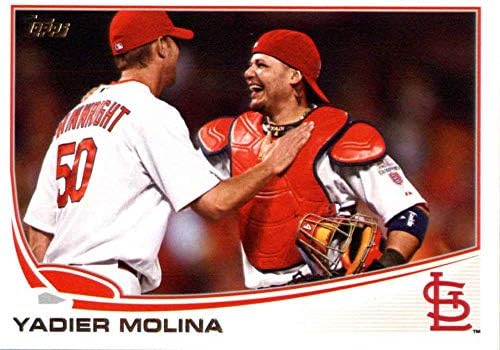 2013 Topps 4 Yadier Molina Cardinals MLB כרטיס בייסבול NM-MT