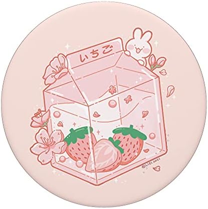 ארנב חלב תות יפני kawaii אנימה אסתטי אסתטי פופ -פופ -פופ פופגריפ הניתן להחלפה