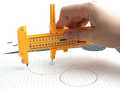לוקו עגול נייר חותך עיצוב גרפי מכונת חיתוך כרטיסים ניידים אביזר מלאכה ידני עם חריץ מנעול