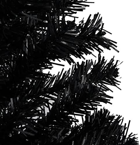 עץ חג מולד מלאכותי, קישוטים לחג חג המולד, עץ חג המולד של המשרד, עצי חג מולד מסחריים, מתאים לשימוש פנים וחוץ, עם Stand Black 82.7 PVC