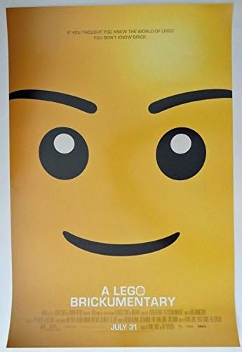 פוסטר סרט פרומו מקורי של Lego Brickumentary 13 x20