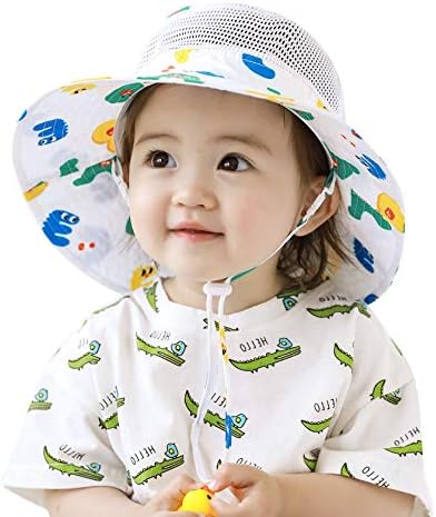 בית מעדיף עד50 + רחב ברים רשת ילדים שמש כובע פעוט תינוק שמש הגנת כובעים