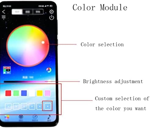 16 צבעים משתנים אורות וילון בקרת אפליקציה מוסיקה בהירה סנכרון אורות מנצנצים מהירות מתכווננת חיסכון באנרגיה בלוטות ' צבע חלום אור
